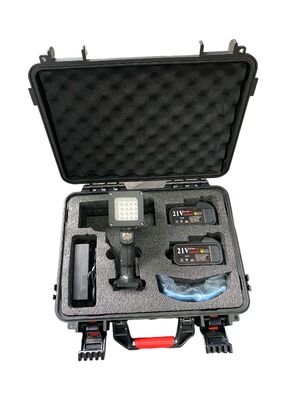 Luz de inspeção UV recarregável profissional para detecção de vazamento fluorescente automotivo, HVAC e industrial