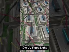 luz de inundação UV 365nm de 10W 20W 30W para a decoração da fase nenhum ozônio