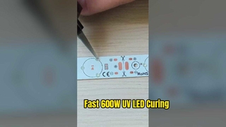 Solução de secagem rápida de tinta com sistema de cura LED UV 600W