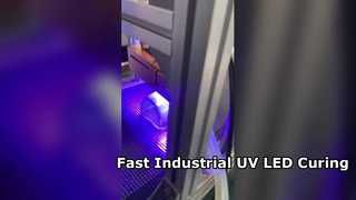 Sistema de cura LED UV industrial para revestimento rápido