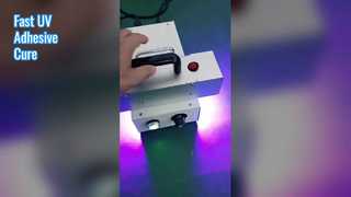 Um olhar mais atento: Equipamento de cura UV de alta potência 365nm para materiais adesivos UV