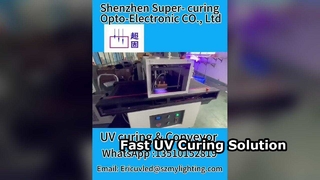 Economia de energia do sistema transportador de cura UV rápida