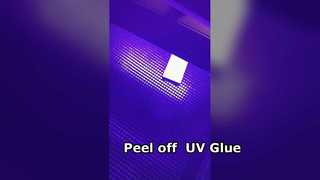 Cola de máscara descascável UV com cura LEDUV