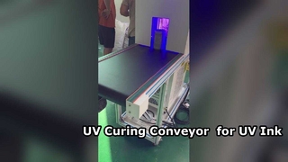 Secador transportador de cura UV para cura de tintas UV