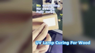 Sistema de cura LED UV de alta eficiência para pisos de madeira