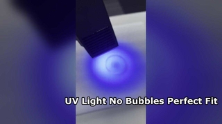 Protetor de tela com cura por luz UV Cola UV sem bolhas