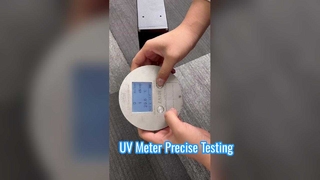 Teste de medidor de energia UV Luz LED UV